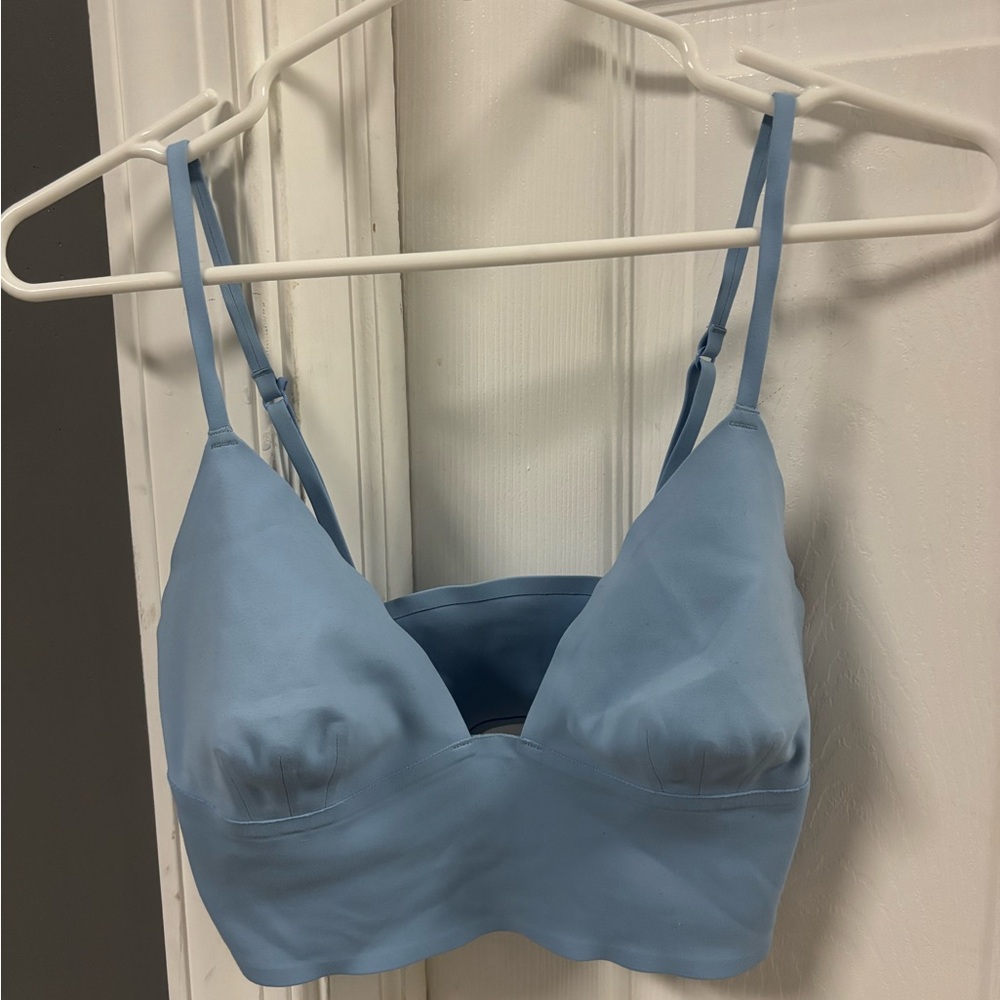 Free People Light Blue long line Bra/Top